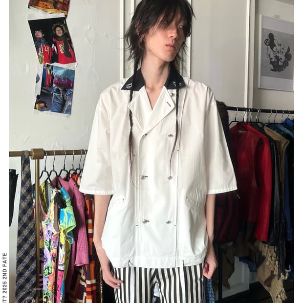 90s MILKBOY Double Button Marine Shirt