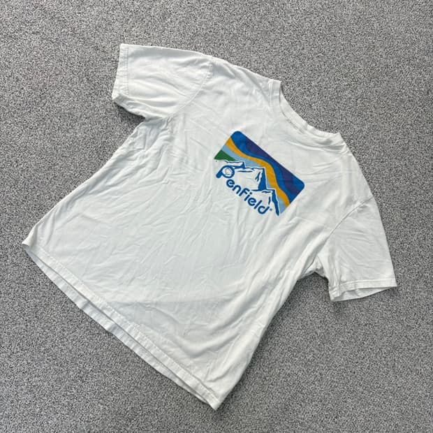 M 펜필드 남성 그래픽 반팔 티셔츠 0420J
