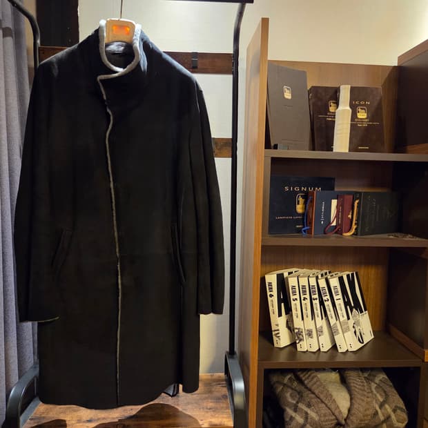 아르마니 시어링코트