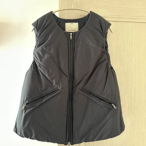 포터리 nest vest 패딩 조끼 2way