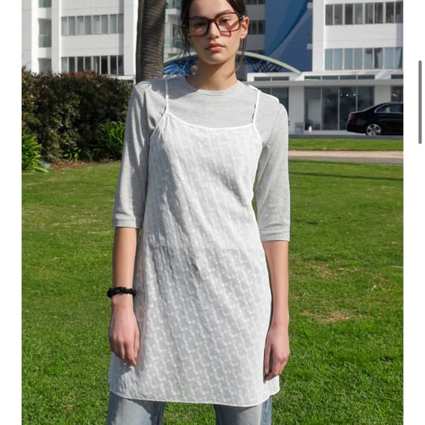 로우클래식 레이어드 원피스