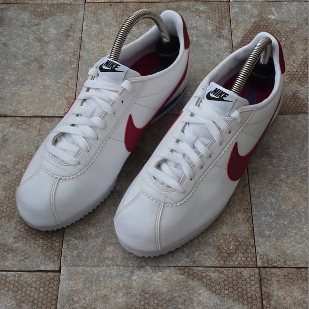 (265)나이키 클래식 코르테즈 레더 흰빨파