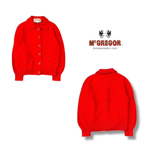  맥그리거 카라 니트 가디건 y14132