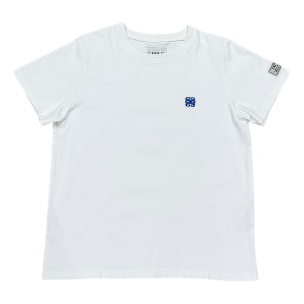 세터 여성 클래식 스몰로고 반팔 화이트