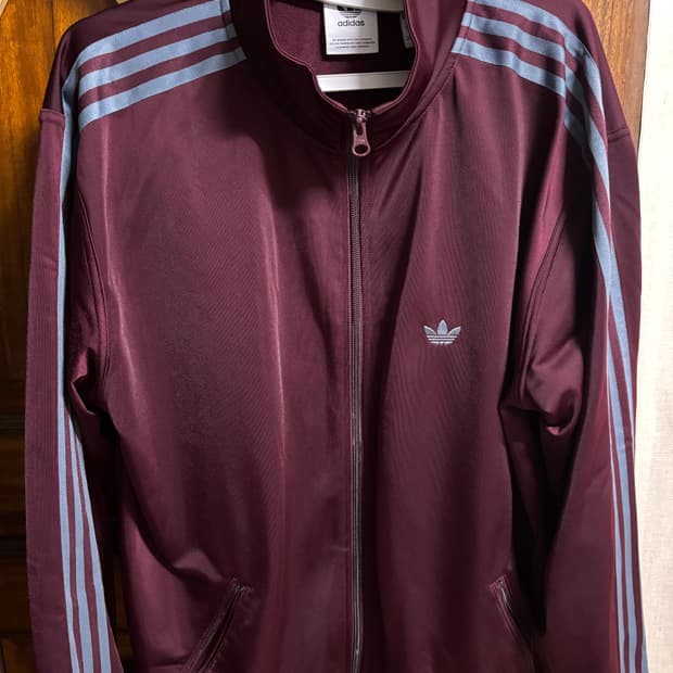 아디다스 베켄바우어 트랙자켓 마룬