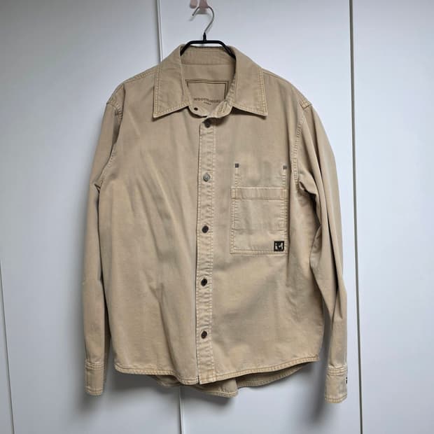 우영미 베이지 데님 자켓