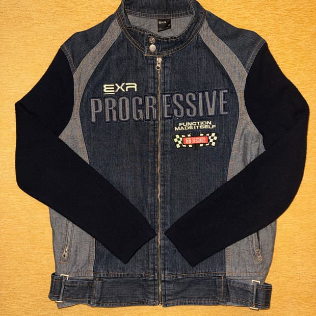 EXR 레이싱 데님 자켓 M