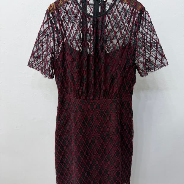 정품) 산드로 여성 레이스 원피스 2