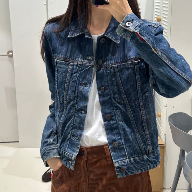 엔지니어드가먼츠 데님 자켓 made in new york