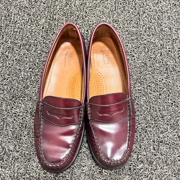 바스 위준 weejuns 버건디 페니로퍼 36 230 사이즈