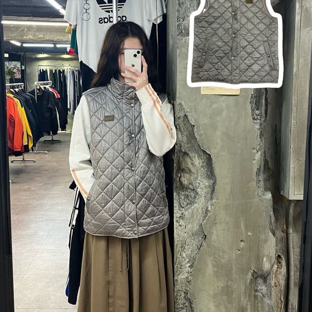 노스페이스 퀄팅 베스트 그레이 100(L) #csz2134