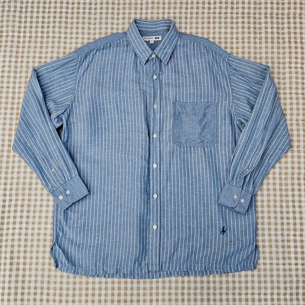 유니클로 린넨 셔츠 남방 남자100~105