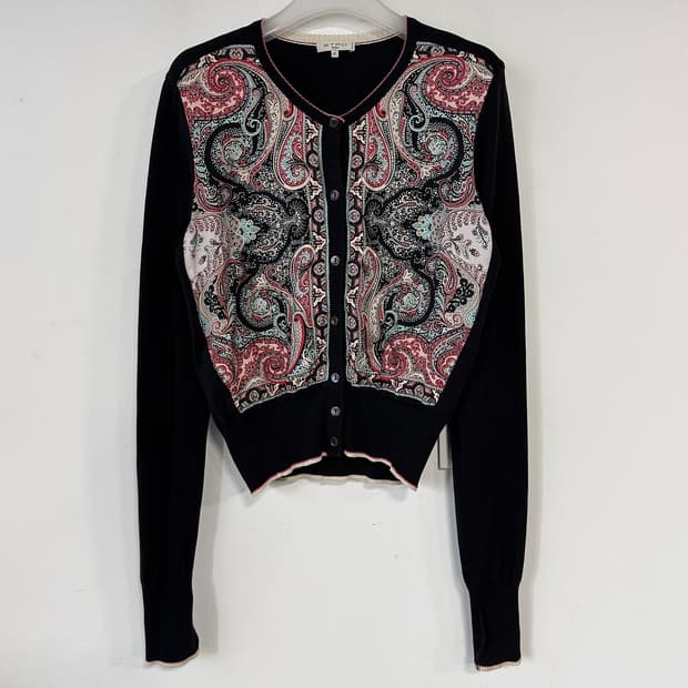 에트로 ETRO 페이즐리 니트 가디건