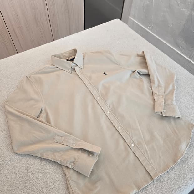 폴로 랄프로렌 베이지 셔츠 남방 L
