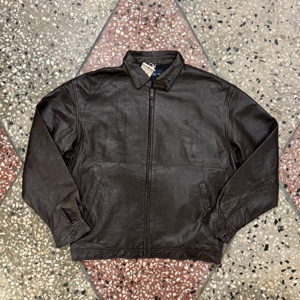 폴로 랄프로렌 맥스웰 레더 자켓 (XL)