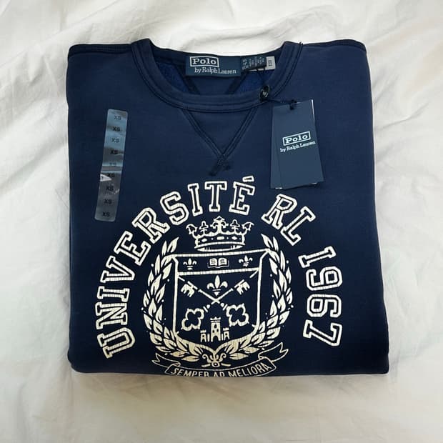 [미 시착 새 상품] 폴로랄프로렌 맨투맨 xs(남녀공용)