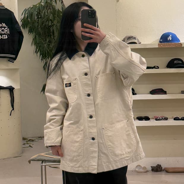 디키즈 코듀로이 카라 워크 자켓 U429