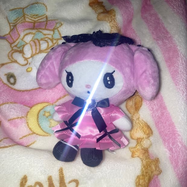 산리오 마이멜로디 파우치 키링 인형