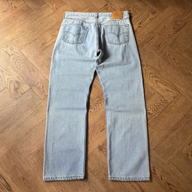 [36]90's 리바이스 Made in USA 501 데님 팬츠