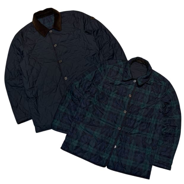 신형) 폴로 랄프로렌 리버시블 블랙와치 체크 퀼팅 자켓