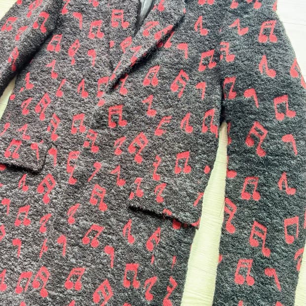 폴스미스 콜렉션 뮤지컬 노트 코트-M