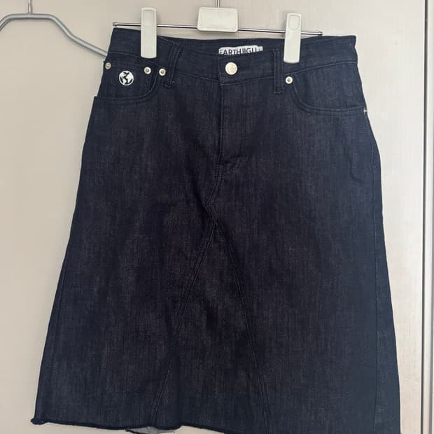 어스지구 데님 스커트