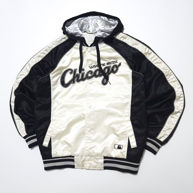MLB 00s 시카고 화이트삭스 사틴 바시티 자켓