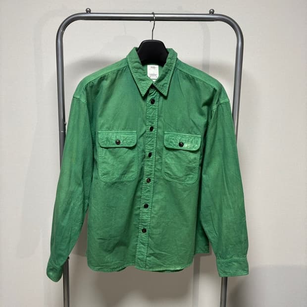 2) 비즈빔 visvim 20ss 럼버 셔츠 언이븐다이