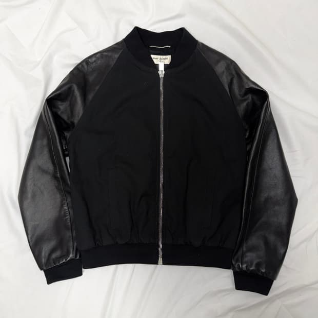 생로랑 13ss 바시티자켓 by 에디슬리먼