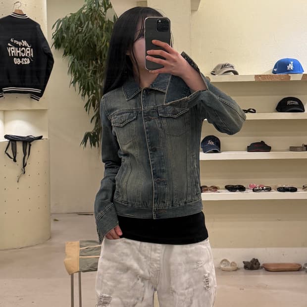 홀리스터 y2k 데님 자켓 U369