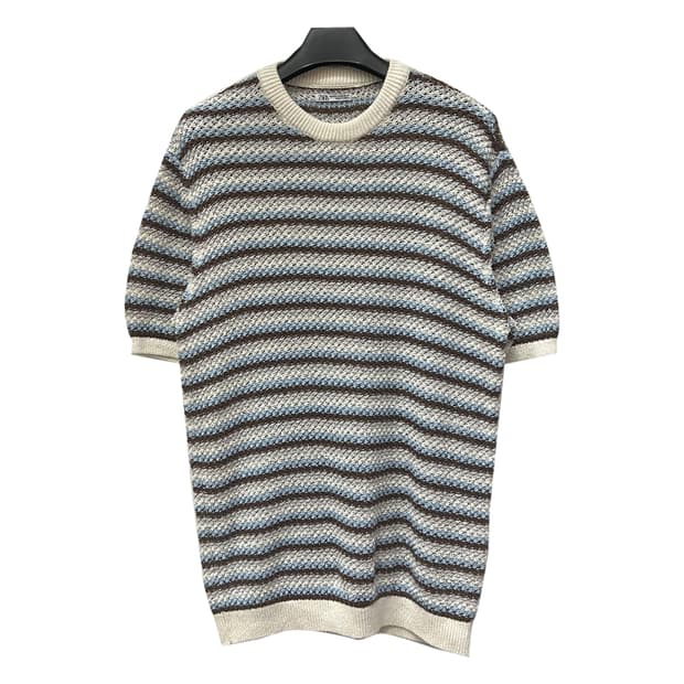 ZARA 자라 크로셰 반팔티 L~XL