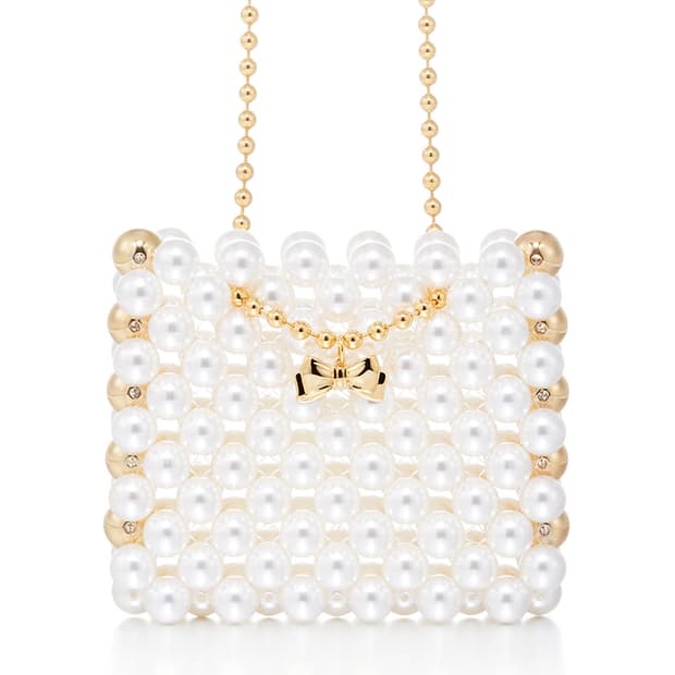 넘버링 펄 미니백 골드