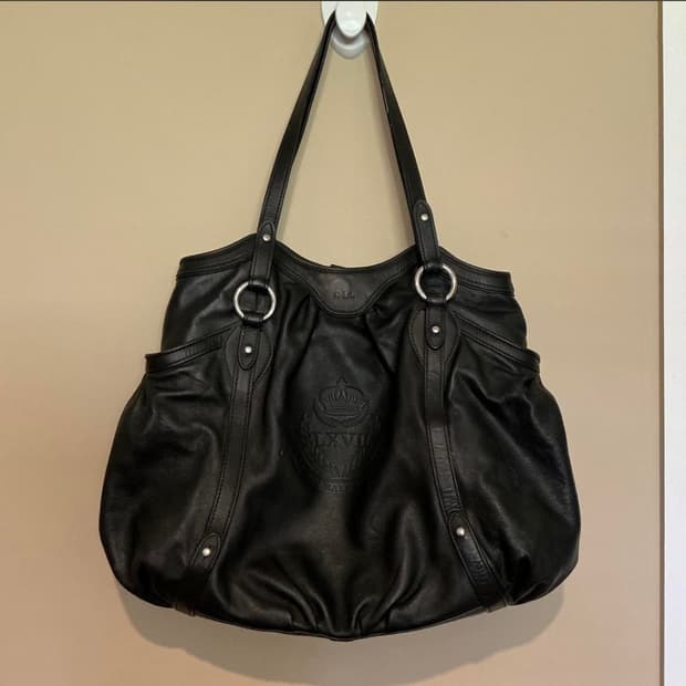 폴로 랄프로렌 빈티지 레더 숄더백