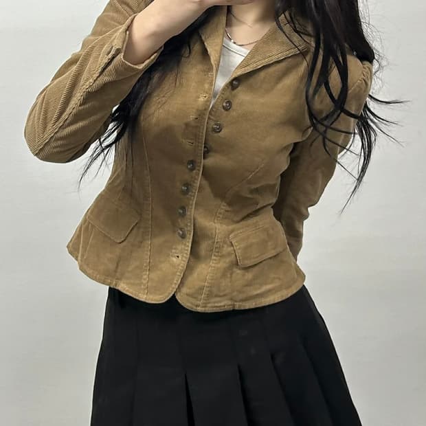 [2] 랄프로렌 코듀로이 스냅 테일러드 자켓