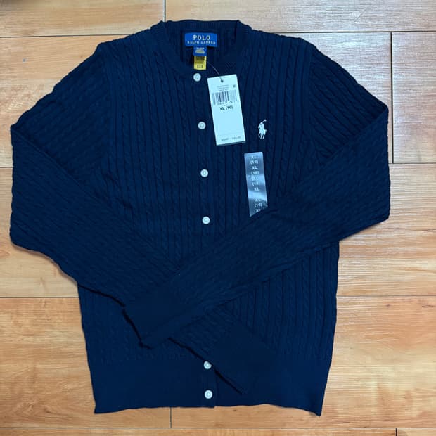 폴로 여성 가디건