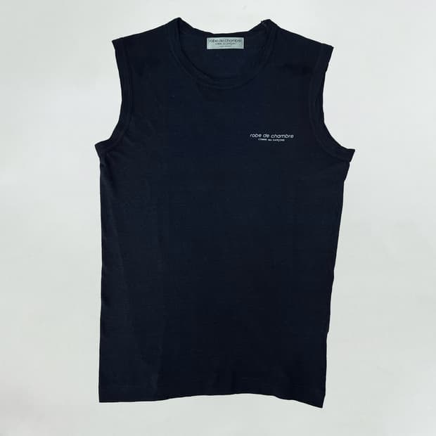 꼼데가르송 아카이브 로고 민소매 슬리브리스