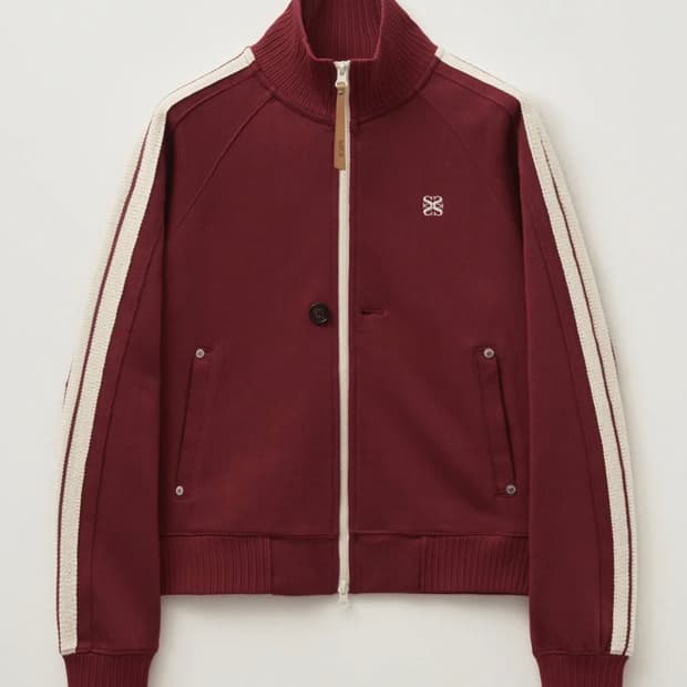 세터 트랙자켓 버건디