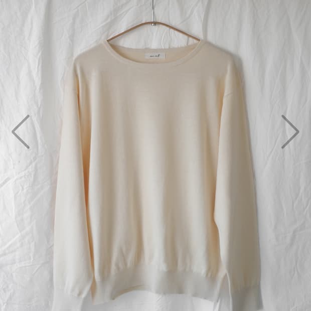 Ramie cotton boat neck knit (yellow) 3싸
