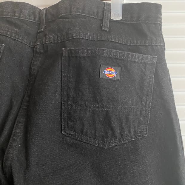 디키즈 블랙 데님 팬츠