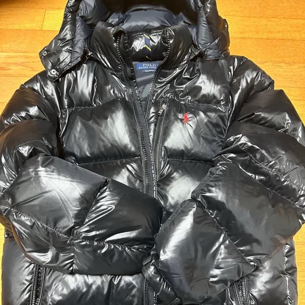 폴로유광패딩 L size