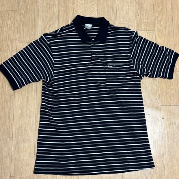 90s Rare Nike 스트라이프 반팔