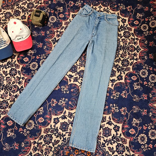 켈빈클라인 90's 빈티지 하이웨스트 스트레이트 데님 팬츠