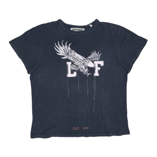 Off-White CUT OFF Eagle Tee(정품)