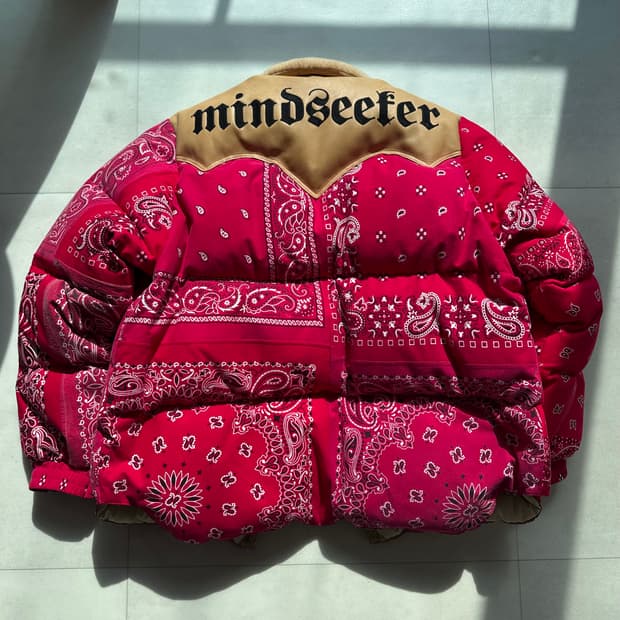 로키마운틴패더베드x마인드시커 반다나 패딩