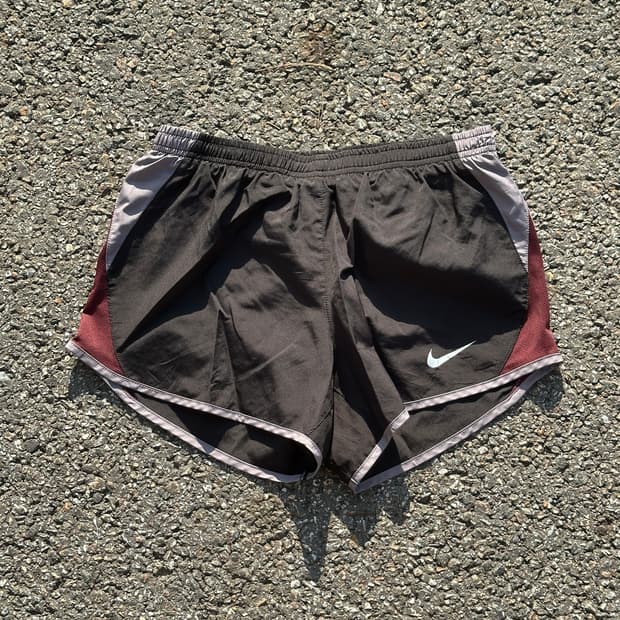 [S] 나이키 여성 블랙 브라운 사이드 러닝 쇼츠 반바지