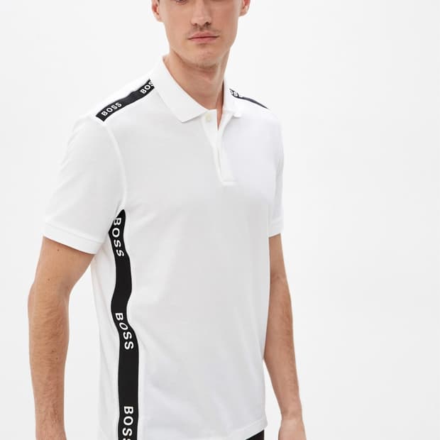 HUGO BOSS 휴고 보스 카라티 반팔티셔츠 화이트 XL