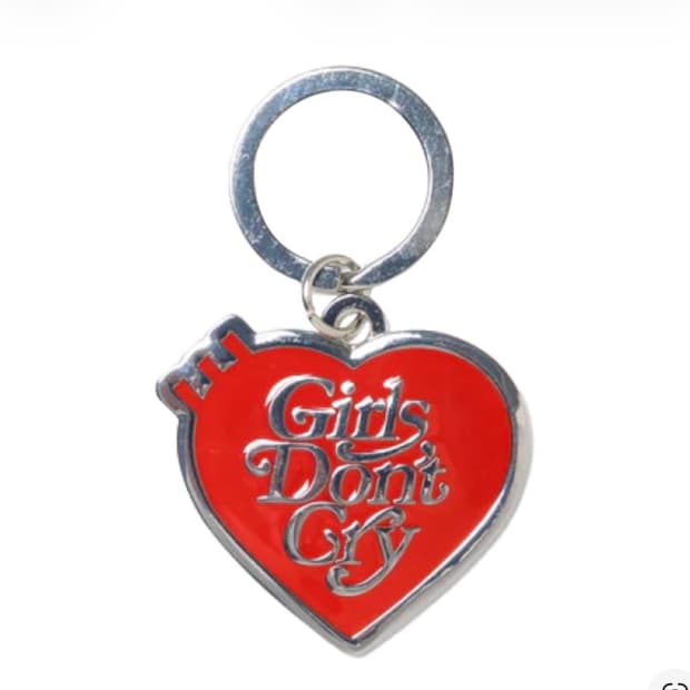 휴먼 메이드 x 베르디 걸스 돈 크라이 키링 레드