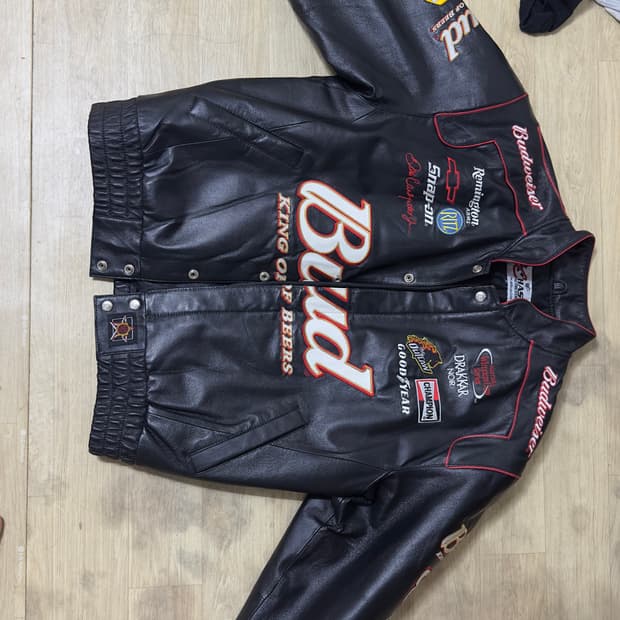 제프 해밀턴 버드와이저 빈티지 레더자켓 M사이즈