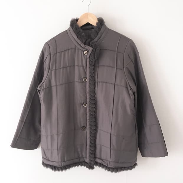 fur trimming padded jacket