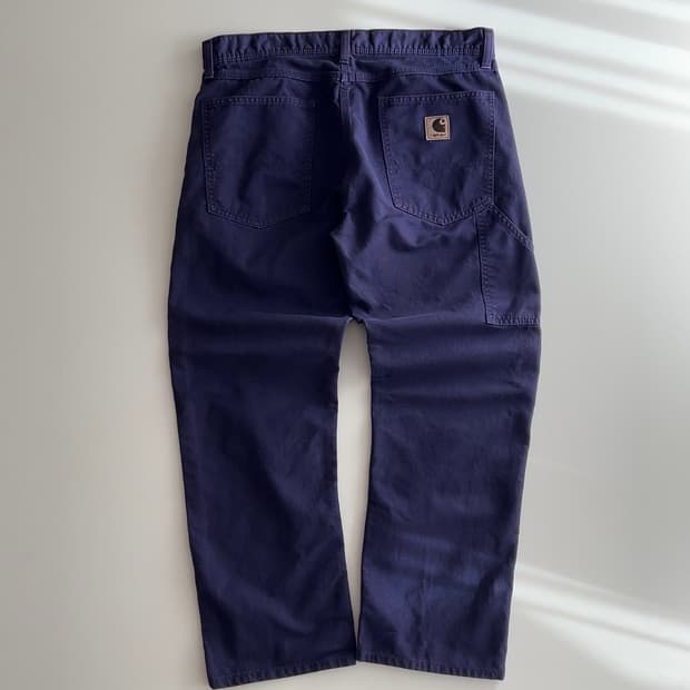 칼하트 퍼플 카펜터 팬츠 34